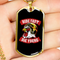 Ride Fast Die Young Biker Necklace Stainless Steel or 18k Gold Dog Tag 24"-Express Your Love Gifts