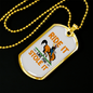 Ride it Like You Stole It Horse Necklace Stainless Steel or 18k Gold Dog Tag 24" Chain-Express Your Love Gifts