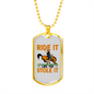 Ride it Like You Stole It Horse Necklace Stainless Steel or 18k Gold Dog Tag 24" Chain-Express Your Love Gifts