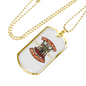 Ride Till Death Biker Necklace Stainless Steel or 18k Gold Dog Tag 24"-Express Your Love Gifts