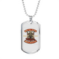 Ride Till Death Biker Necklace Stainless Steel or 18k Gold Dog Tag 24"-Express Your Love Gifts