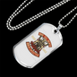 Ride Till Death Biker Necklace Stainless Steel or 18k Gold Dog Tag 24"-Express Your Love Gifts