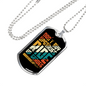 Ride Up Grades Cycling Necklace Stainless Steel or 18k Gold Dog Tag 24"-Express Your Love Gifts
