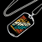 Ride Up Grades Cycling Necklace Stainless Steel or 18k Gold Dog Tag 24"-Express Your Love Gifts