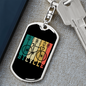 Riding Bicycle Cycling Keychain Stainless Steel or 18k Gold Dog Tag Keyring-Express Your Love Gifts