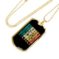 Riding Bicycle Cycling Necklace Stainless Steel or 18k Gold Dog Tag 24"-Express Your Love Gifts