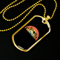 Riding Kind Of Life Cycling Necklace Stainless Steel or 18k Gold Dog Tag 24"-Express Your Love Gifts