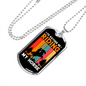 Riding My Horse Horse Necklace Stainless Steel or 18k Gold Dog Tag 24" Chain-Express Your Love Gifts