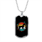 Riesenschnauzer Necklace Stainless Steel or 18k Gold Dog Tag 24" Chain-Express Your Love Gifts