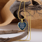 Right Beside You Necklace Stainless Steel or 18k Gold Heart 18-22"-Express Your Love Gifts