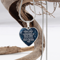Right Beside You Necklace Stainless Steel or 18k Gold Heart 18-22"-Express Your Love Gifts