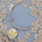 Ripple Gold Bracelet Stainless Steel or 18k Gold Circle Bangle-Express Your Love Gifts