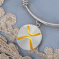 Ripple Gold Bracelet Stainless Steel or 18k Gold Circle Bangle-Express Your Love Gifts