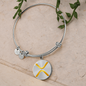 Ripple Gold Bracelet Stainless Steel or 18k Gold Circle Bangle-Express Your Love Gifts