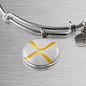 Ripple Gold Bracelet Stainless Steel or 18k Gold Circle Bangle-Express Your Love Gifts