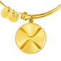 Ripple Gold Bracelet Stainless Steel or 18k Gold Circle Bangle-Express Your Love Gifts