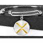 Ripple Gold Bracelet Stainless Steel or 18k Gold Circle Bangle-Express Your Love Gifts