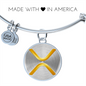 Ripple Gold Bracelet Stainless Steel or 18k Gold Circle Bangle-Express Your Love Gifts