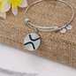Ripple (XRP) Bracelet Stainless Steel or 18k Gold Circle Bangle-Express Your Love Gifts