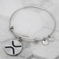 Ripple (XRP) Bracelet Stainless Steel or 18k Gold Circle Bangle-Express Your Love Gifts