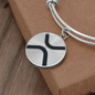 Ripple (XRP) Bracelet Stainless Steel or 18k Gold Circle Bangle-Express Your Love Gifts