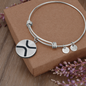 Ripple (XRP) Bracelet Stainless Steel or 18k Gold Circle Bangle-Express Your Love Gifts