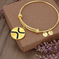 Ripple (XRP) Bracelet Stainless Steel or 18k Gold Circle Bangle-Express Your Love Gifts