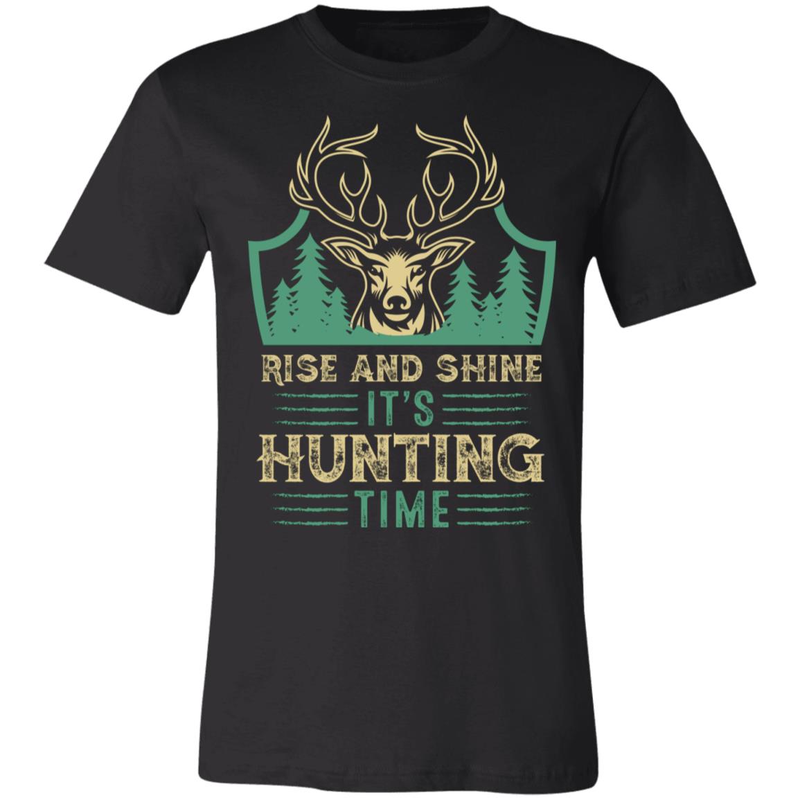 Rise & Shine Hunting Time Hunter Gift T-Shirt-Express Your Love Gifts
