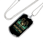 Rise & Shine Hunting Time Necklace Stainless Steel or 18k Gold Dog Tag 24" Chain-Express Your Love Gifts