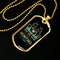 Rise & Shine Hunting Time Necklace Stainless Steel or 18k Gold Dog Tag 24" Chain-Express Your Love Gifts