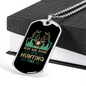 Rise & Shine Hunting Time Necklace Stainless Steel or 18k Gold Dog Tag 24" Chain-Express Your Love Gifts