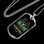 Rise & Shine Hunting Time Necklace Stainless Steel or 18k Gold Dog Tag 24" Chain-Express Your Love Gifts