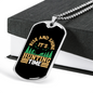 Rise & Shine Necklace Stainless Steel or 18k Gold Dog Tag 24" Chain-Express Your Love Gifts