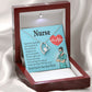 RN Nurse Gift Forever Necklace w Message Card-Express Your Love Gifts