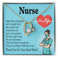 RN Nurse Gift Forever Necklace w Message Card-Express Your Love Gifts