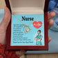 RN Nurse Gift Forever Necklace w Message Card-Express Your Love Gifts