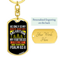 Rock And My Salvation Psalm 62:6 Keychain Stainless Steel or 18k Gold Dog Tag Keyring-Express Your Love Gifts