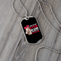 Rolled Eyes Horse Necklace Stainless Steel or 18k Gold Dog Tag 24" Chain-Express Your Love Gifts