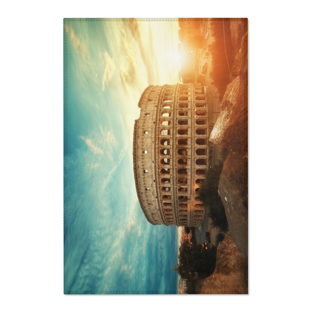 Roman Coliseum Area Rugs-Express Your Love Gifts