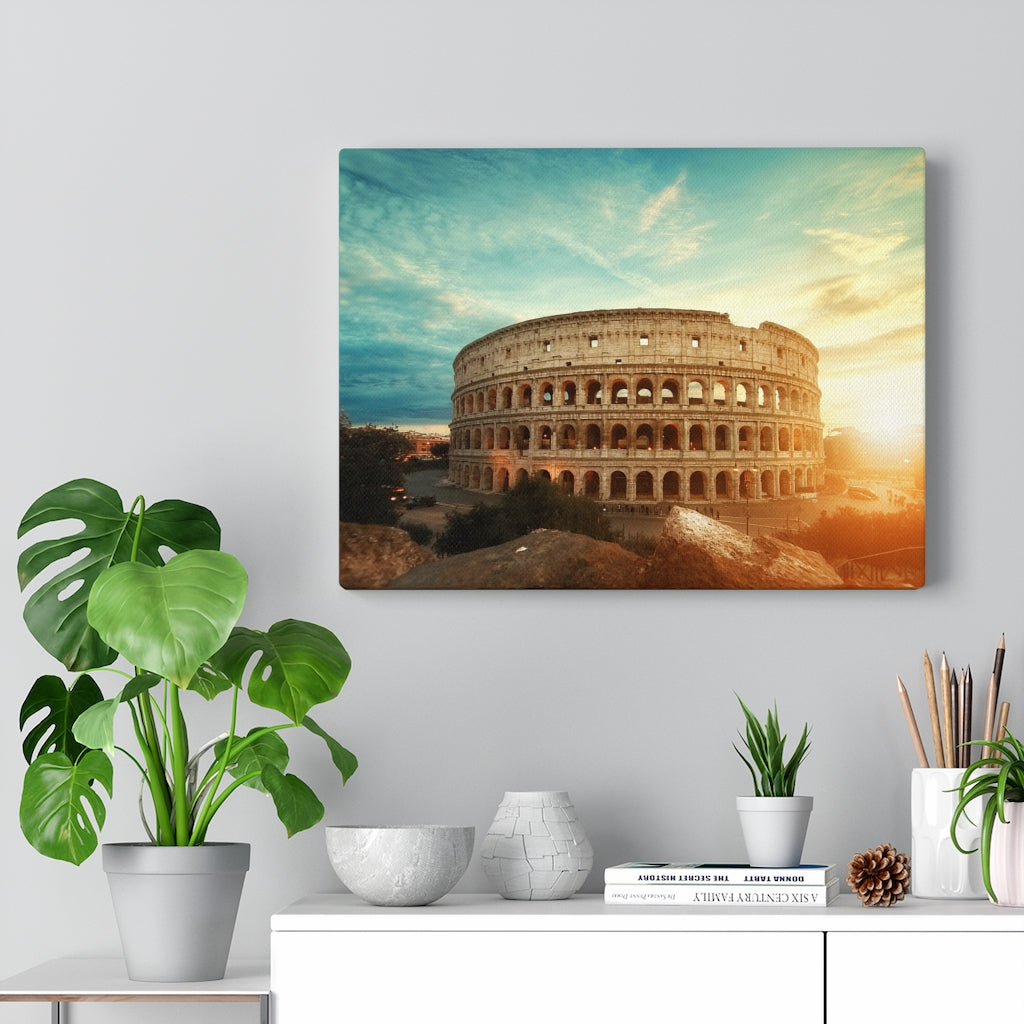 Roman Coliseum Gallery Wraps Print Ready to Hang Canvas Unframed-Express Your Love Gifts