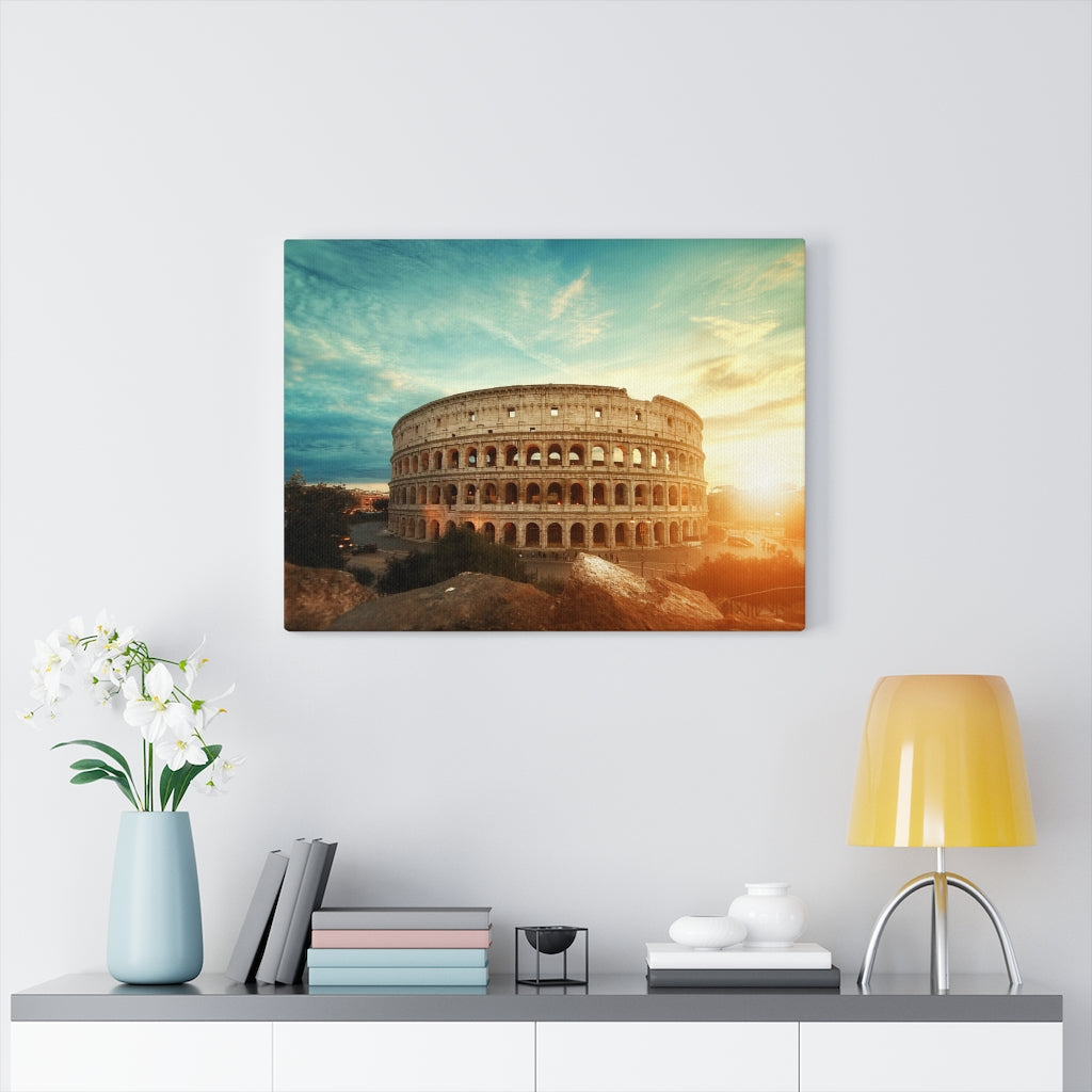 Roman Coliseum Gallery Wraps Print Ready to Hang Canvas Unframed-Express Your Love Gifts
