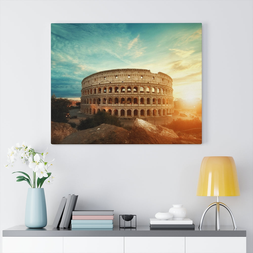 Roman Coliseum Gallery Wraps Print Ready to Hang Canvas Unframed-Express Your Love Gifts