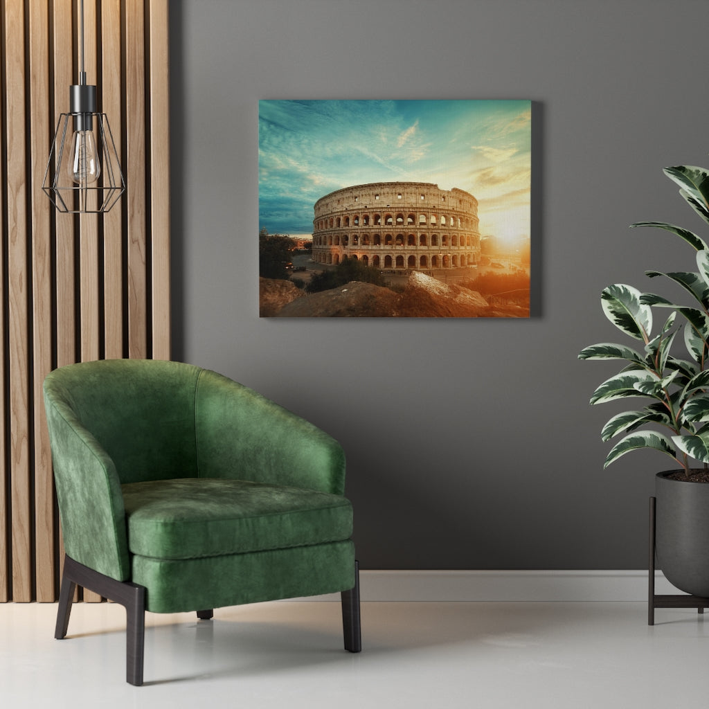 Roman Coliseum Gallery Wraps Print Ready to Hang Canvas Unframed-Express Your Love Gifts