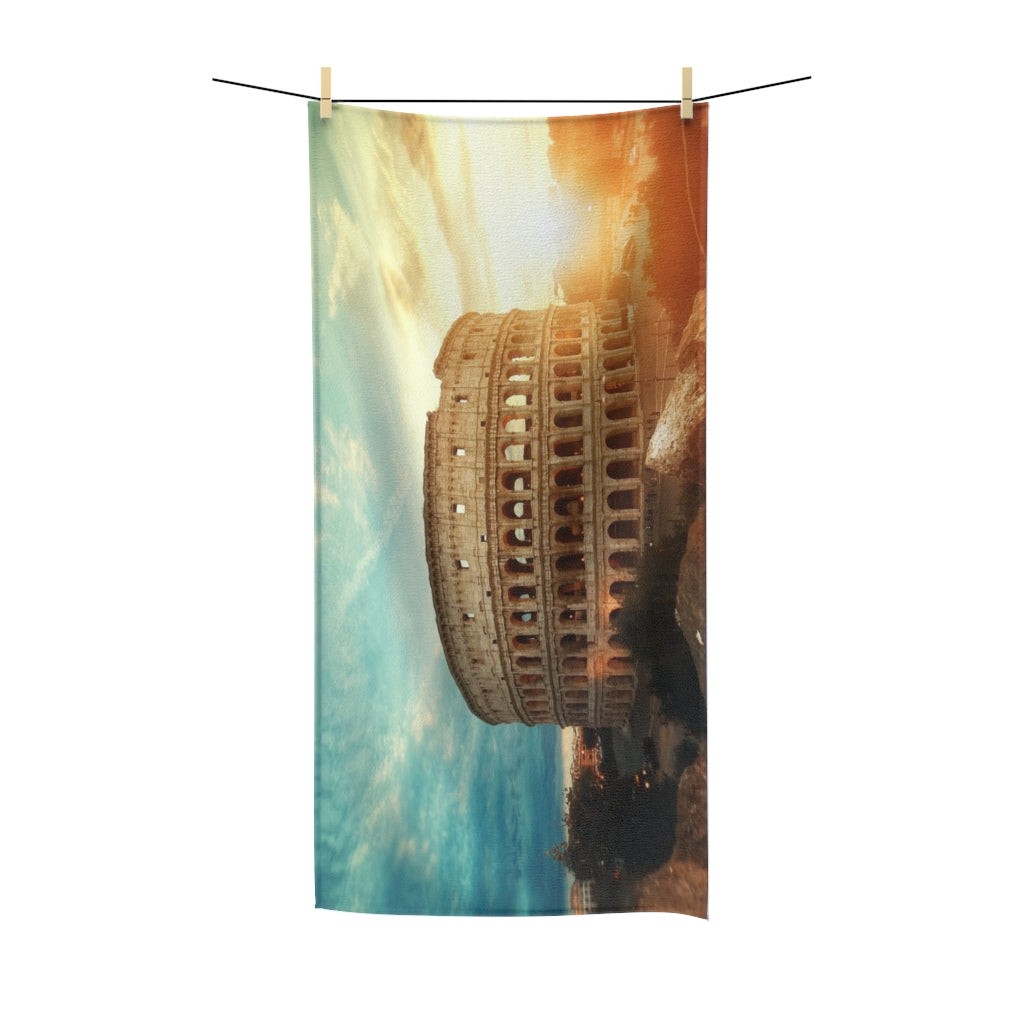 Roman Coliseum Polycotton Towel-Express Your Love Gifts