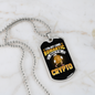 Romantic Crypto Crypto Necklace Stainless Steel or 18k Gold Dog Tag 24" Chain-Express Your Love Gifts