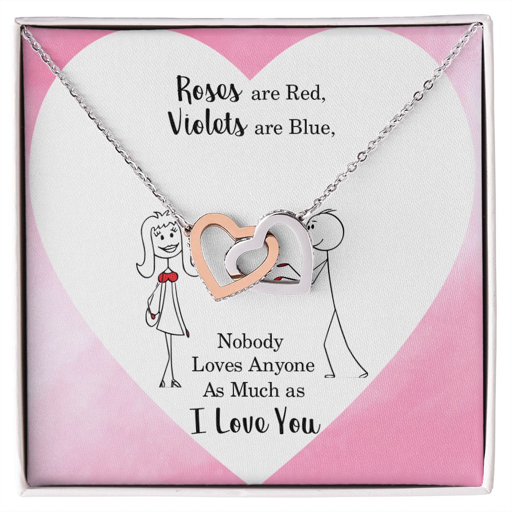 Roses are Red Inseparable Necklace-Express Your Love Gifts