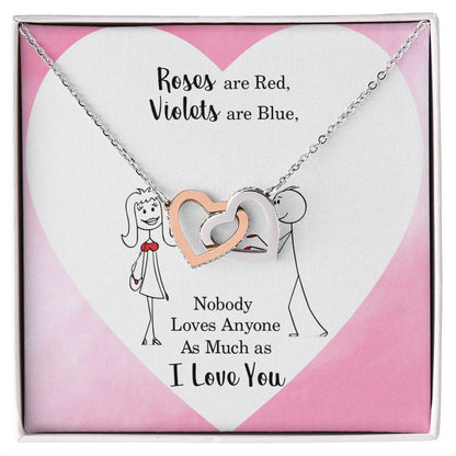 Roses are Red Inseparable Necklace-Express Your Love Gifts