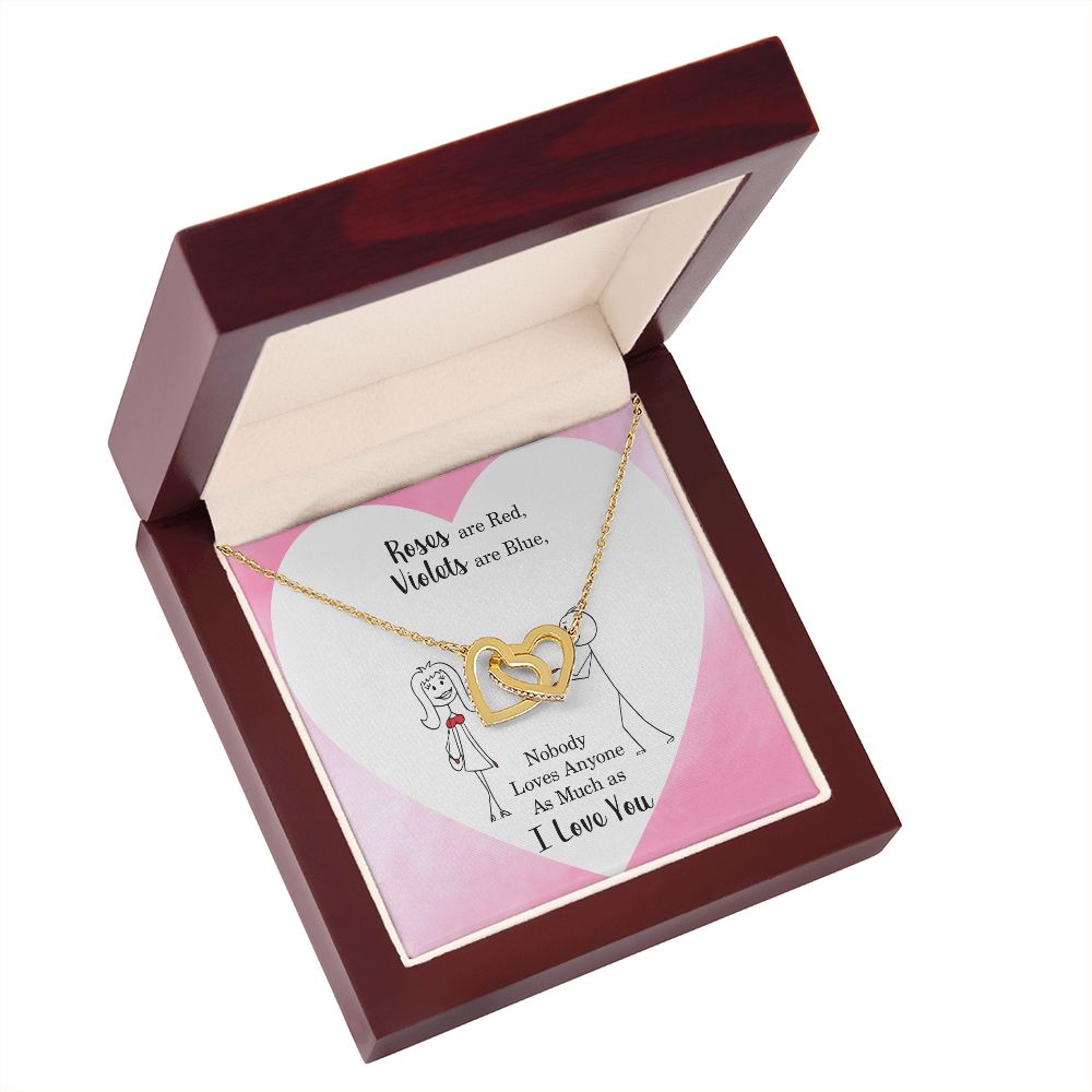 Roses are Red Inseparable Necklace-Express Your Love Gifts