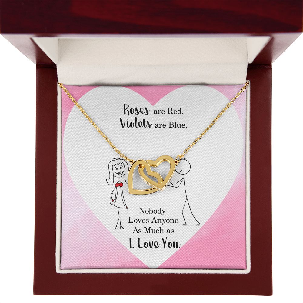 Roses are Red Inseparable Necklace-Express Your Love Gifts