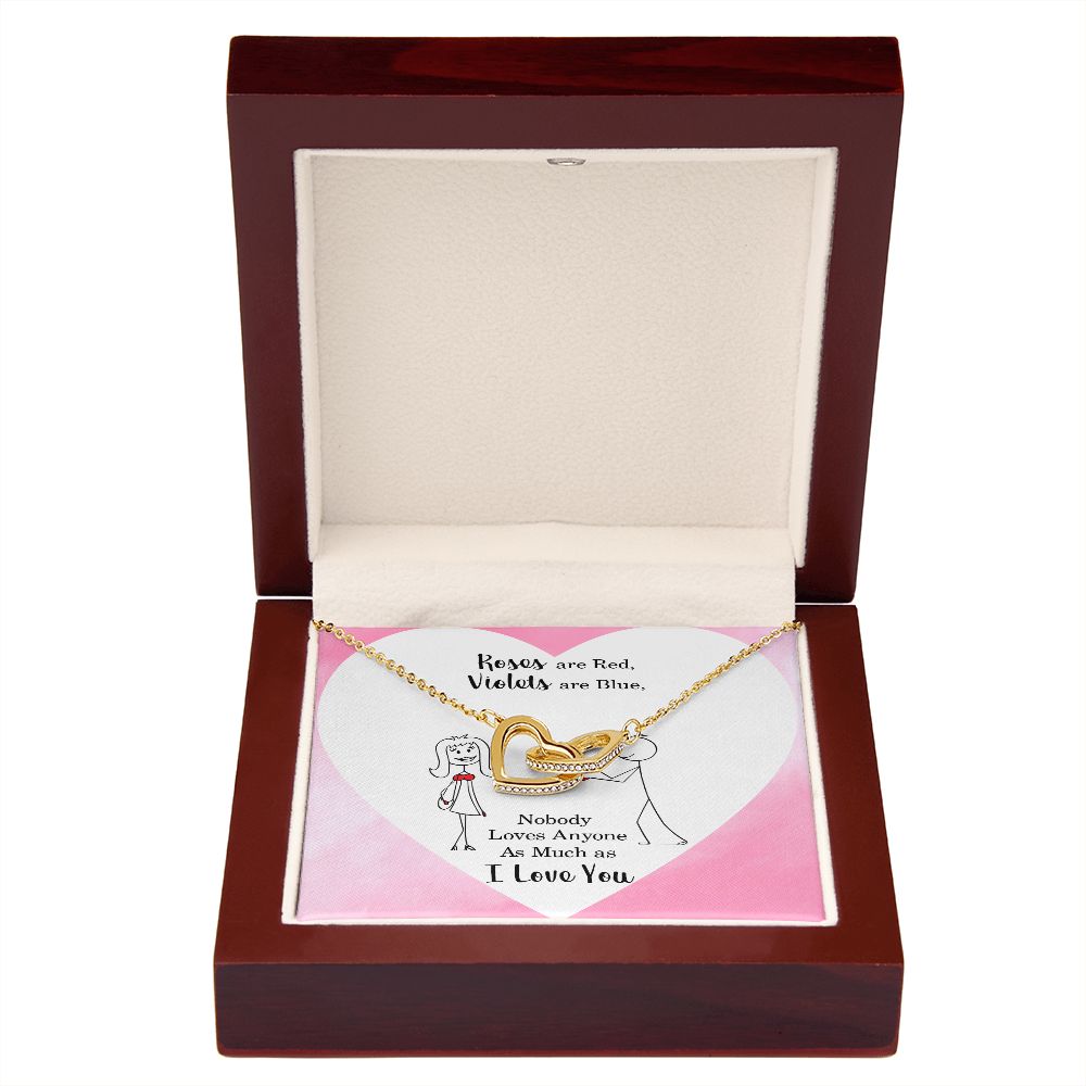Roses are Red Inseparable Necklace-Express Your Love Gifts